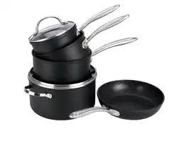 Tesco Prestige Cookware Set Non Stick Induction Suitable Dishwasher Safe - Pack of 5 offer