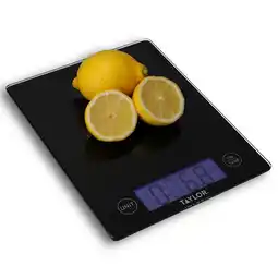 Tesco Dual Accurate Black Glass Digital Kitchen Scale offer