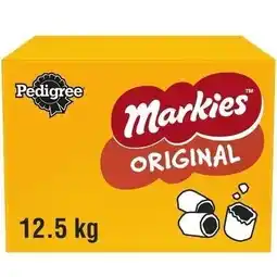 Tesco 12.5kg Pedigree Markies Dog Treats Marrowbone Bulk Dog Biscuits offer