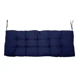 Tesco Living and Home Outdoor Waterproof Bench Seat Cushion, Navy Blue offer