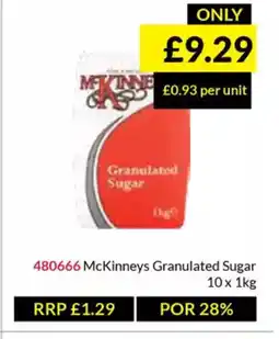 Musgrave MarketPlace McKinneys Granulated Sugar offer