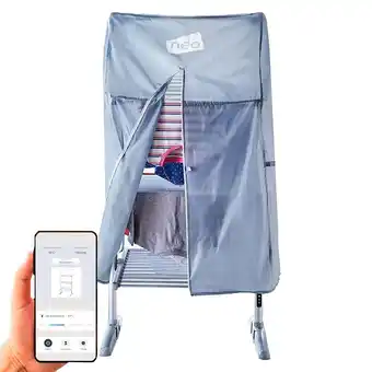 Tesco Neo Smart Wifi Indoor Electric 3 Tier Airer Folding Dryer Rack offer