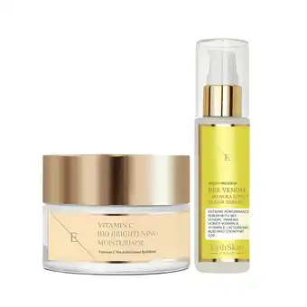 Tesco Vitamin C Moisturizer & Elixir Serum Anti-Aging Set offer