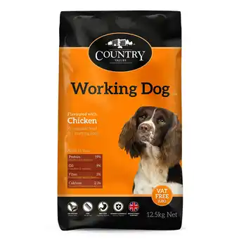 Tesco Country Value Dry Chicken Dog Food 12.5kg offer