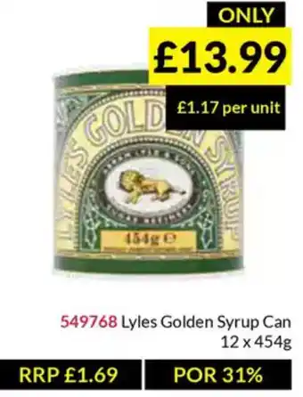 Musgrave MarketPlace Lyles Golden Syrup Can offer