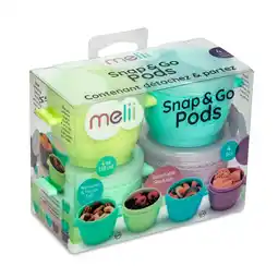 Tesco Melii Snap & Go Pods Assorted Colours 4 Pack offer