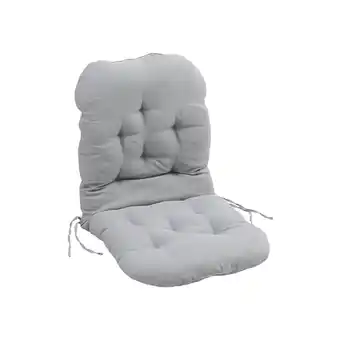 Tesco Living and Home Rocking Chair Tufted Seat Pad Non-Slip Seat Cushion - 120*60cm Grey offer