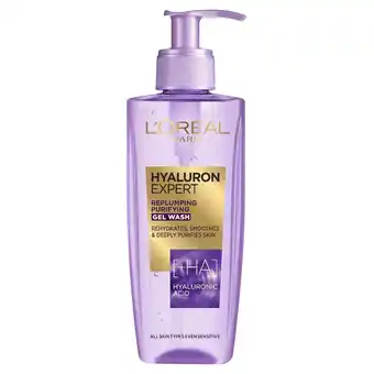 Tesco L'Oreal Paris Hyaluron Expert Wash 200ml offer