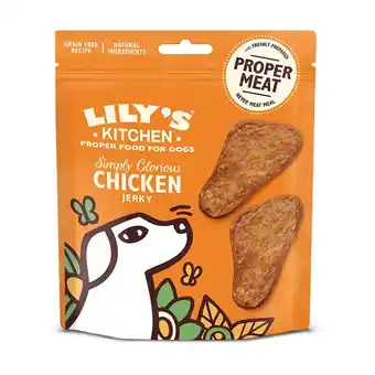 Tesco Lily's Kitchen Dog Simply Glorious Chicken Jerky 70g (Pack of 8) offer