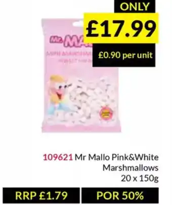 Musgrave MarketPlace Mr Mallo Pink&White Marshmallows offer