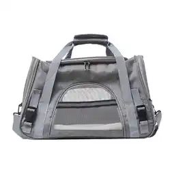 Tesco Living and Home Oxford Fabric Cat Carrier Shoulder Bag for Travel, 44cm W x 26cm D x 28cm H offer