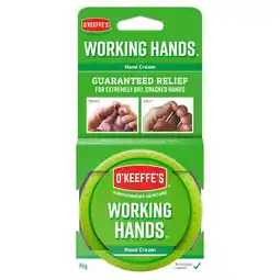 Tesco O'keeffe's Working Hands Cream Jar 96G offer