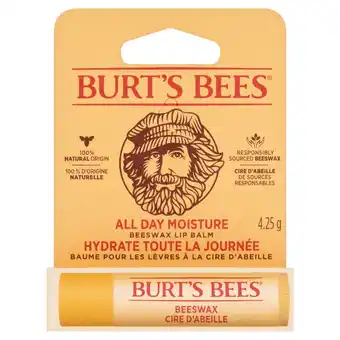 Tesco Burt's Bees Beeswax Lip Balm 4.25G offer