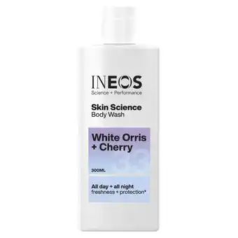 Tesco INEOS Skin Science White Orris + Cherry Body Wash 300ml offer