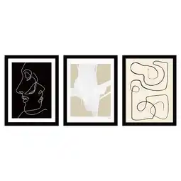 Tesco F&F Home Abstract Print Assorted in Frame 30x40cm offer