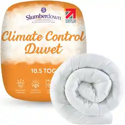 Tesco Slumberdown Climate Control Duvet, 10.5 Tog, Single offer