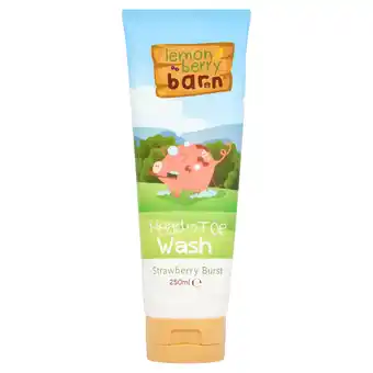 Tesco Lemon Berry Barn Head to Toe Wash Strawberry Burst 250ml offer