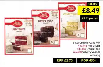 Musgrave MarketPlace Betty Crocker Cake Mix offer