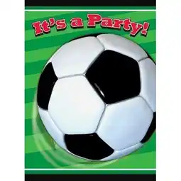 Tesco Football Party Invitation Cards with Envelopes - Pack of 8 offer