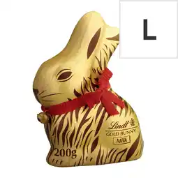 Tesco Lindt Gold Bunny Milk Chocolate Animal Print 200G offer