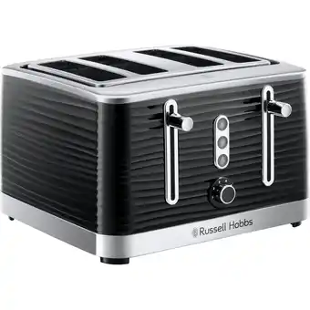 Tesco Russell Hobbs Inspire 4 Slice Toaster - Black offer