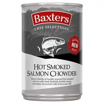 Tesco Baxters Hot Smoked Salmon Chowder 400g offer