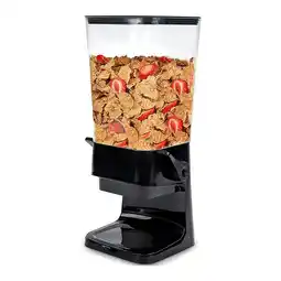 Tesco Living and Home Cereal and Nut Storage Dispenser, Black offer