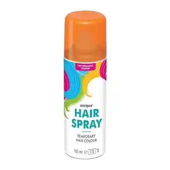 Tesco Bright Orange Temporary Hair Spray 133ml offer