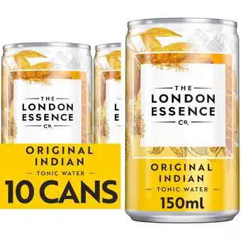 Tesco London Essence Original Indian Tonic Water 10X150ml offer