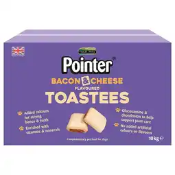 Tesco Pointer Bacon & Cheese Toastees 10kg offer