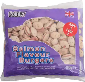 Tesco Pointer Salmon Burgers 6 x 400g offer