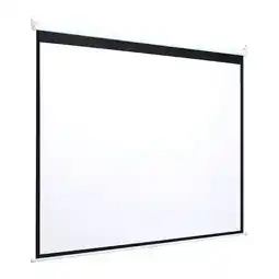 Tesco Living and Home Manual Pull-Down Projector Screen - 153cm W x 105cm H offer