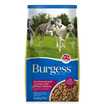 Tesco Burgess Greyhound And Lurcher Chicken Dog Food 12.5kg offer