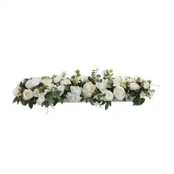 Tesco Living and Home Artificial Peony Rose Wedding Aisle Flowers offer