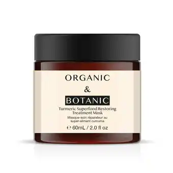 Tesco Organic & Botanic Turmeric Superfood Restoring Treatment Mask 60ml offer