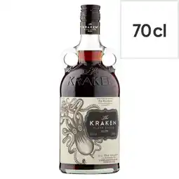 Tesco The Kraken Black Spiced Rum 70Cl offer