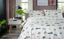 Tesco On The Land Easycare Cotton Rich Reversible Duvet Set Multi | Single offer