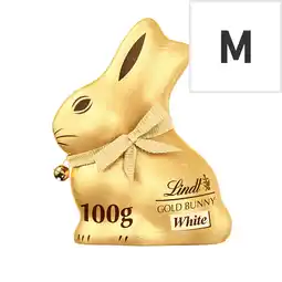 Tesco Lindt Gold Bunny White Chocolate 100G offer