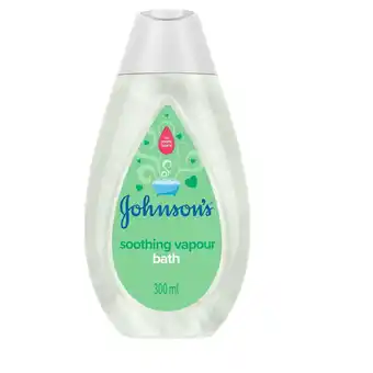 Tesco Johnson's Baby Soothing Vapour Baby Bath 300ml offer