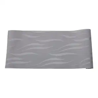 Tesco Living and Home 3D Curved Stripe Prepasted Wallpaper, Silver Grey Grey offer