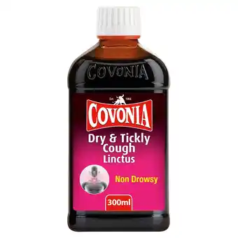 Tesco Covonia Dry & Tickly Cough Linctus 300ml offer