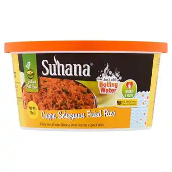 Tesco Suhana Cuppa Schezwan Fried Rice 70G offer