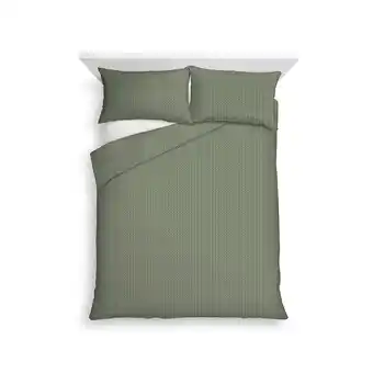 Tesco F&F Home Olive Green Waffle Duvet Double offer