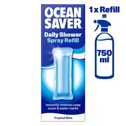 Tesco OceanSaver Daily Shower Spray EcoDrop Tropical Reef 9ml offer