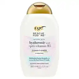 Tesco OGX Rescue Fusions Hyaluronic Acid +Pro-Vitamin B5 Conditioner 385ml offer