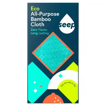 Tesco Seep Eco All-Purpose Bamboo Cloth Plastic Free offer