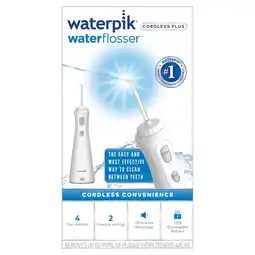 Tesco Waterpik Cordless Plus Water Flosser White offer