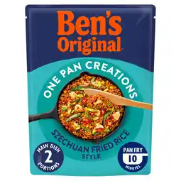 Tesco Ben's Original Szechuan Fried Rice One Pan Rice Meal 250g offer