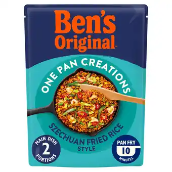 Tesco Ben's Original Szechuan Fried Rice One Pan Rice Meal 250g offer