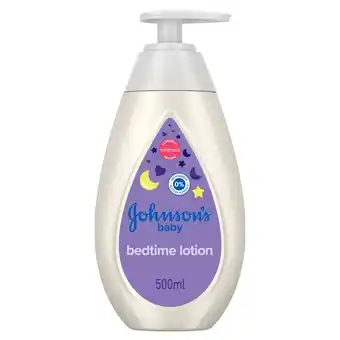 Tesco Johnson's Baby Bedtime Lotion Gentle Baby Lotion 500ml offer